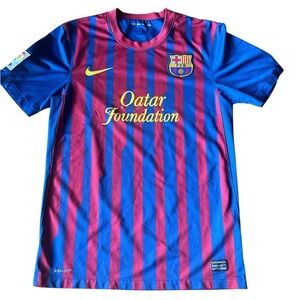 Nike Original Authentic FC Barcelona 2011/2012 Home Football Jersey S